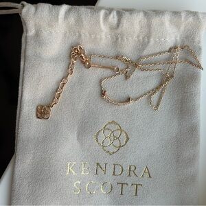 Kendra Scott | Whitley Rose Gold Layered Chain 16” + 2” Extender Necklace